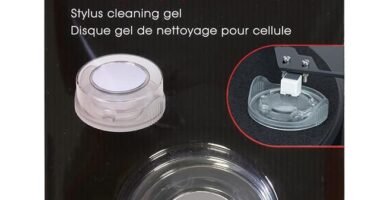 Dynavox NRG30 - Almohadilla de Gel para Limpieza de Agujas de Tocadiscos, Transparente