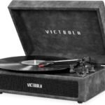 Victrola VSC-550BT-Piel de cordero gris