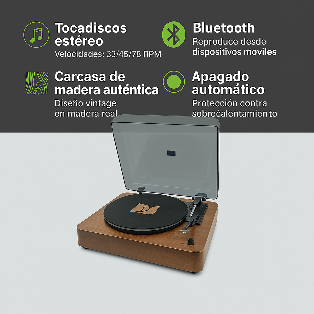 Muse MT-106 BT caracteristicas diseño
