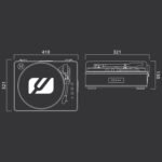 Muse MT-106BT medidas