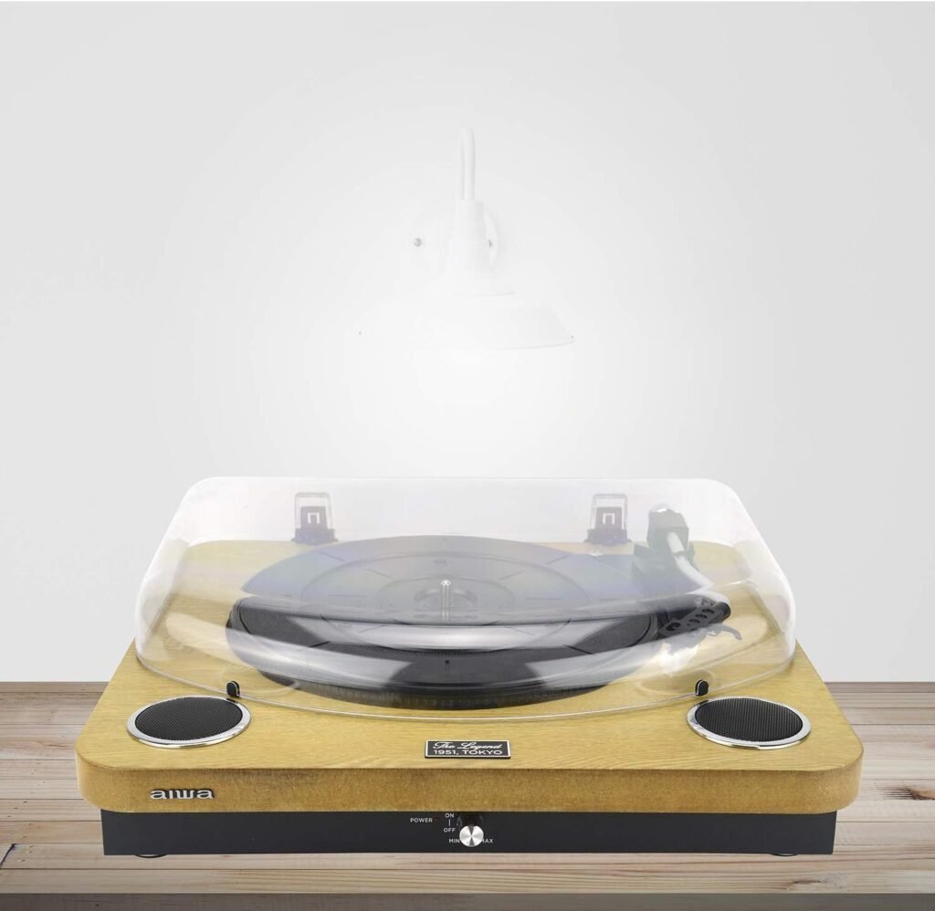 Aiwa-GBTUR-120BKMKII tocadiscos acabado madera