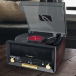 Tocadiscos Muse mt112W-micro sistema CD y radio con giradiscos