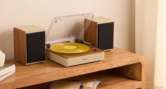 Create Record Player Pro potencia altavoces