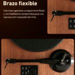 tocadiscos 1 by One Bluetooth HiFi con altavoces brazo