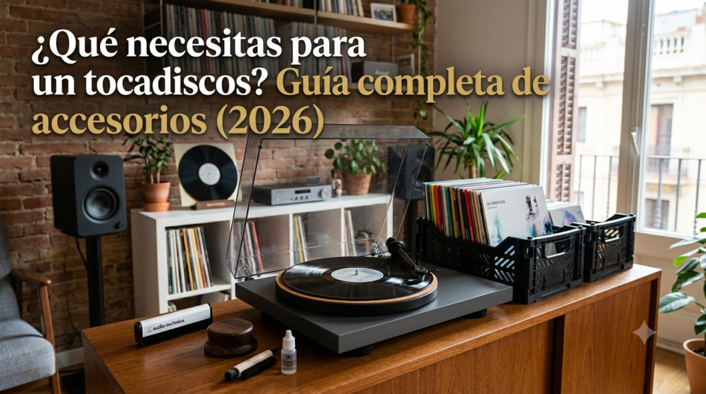 que necesitas para un tocadiscos